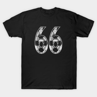 Soccer Number 66 Soccer Jersey #66 Soccer Mom Player Fan T-Shirt